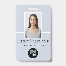Tarjeta De Identificación Foto personalizada del empleado, código de barras,