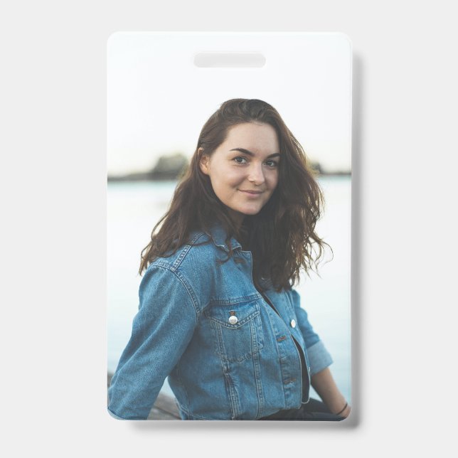 Tarjeta De Identificación Foto personalizada personalizada (Parte frontal)