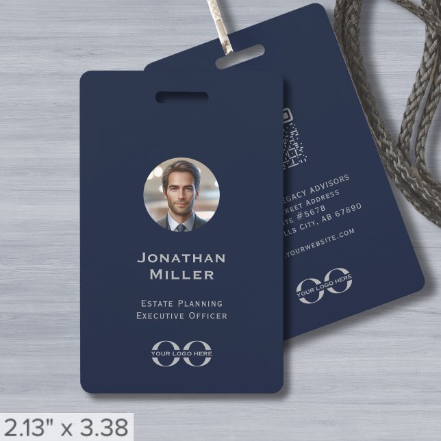 Tarjeta De Identificación Foto personalizado Código QR Identificación de emp (Subido por el creador)