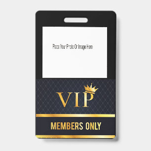 Tarjeta De Identificación Foto VIP