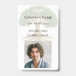 Tarjeta De Identificación Fotografía de material promocional de árbol de vid