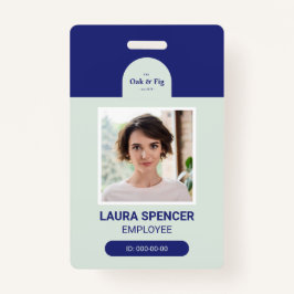 Tarjeta de identificación fotográfica profesional