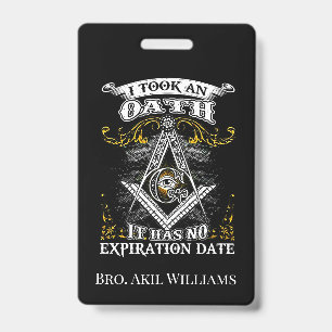 Tarjeta De Identificación Freemason