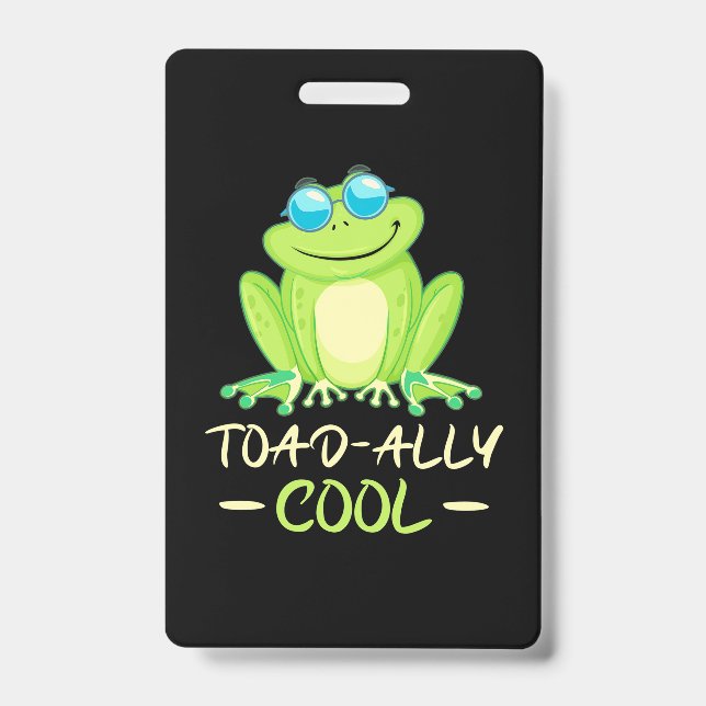 Tarjeta De Identificación Frog Toadally Guay (Parte frontal)