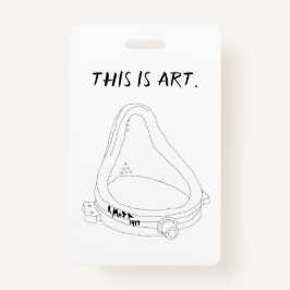 Tarjeta De Identificación Fuente de Marcel Duchamp R.Mutt 1917