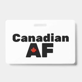 Tarjeta De Identificación Fuerza Aérea Canadiense, Equipo Canadá
