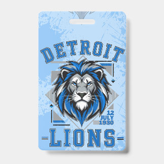 Tarjeta De Identificación fútbol de Detroit Lions
