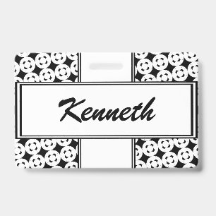 Tarjeta De Identificación Gamepad Negativo por Kenneth Yoncich