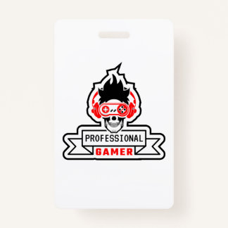 Tarjeta De Identificación Gamer Gift Profesional Gamer