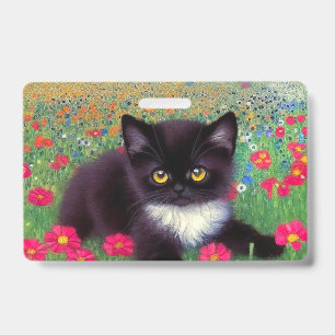 Tarjeta De Identificación Gato esmoquin de Gustav Klimt