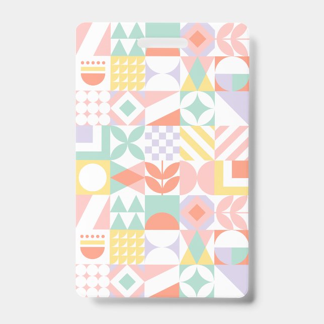 Tarjeta De Identificación geométrico #32 (Parte frontal)