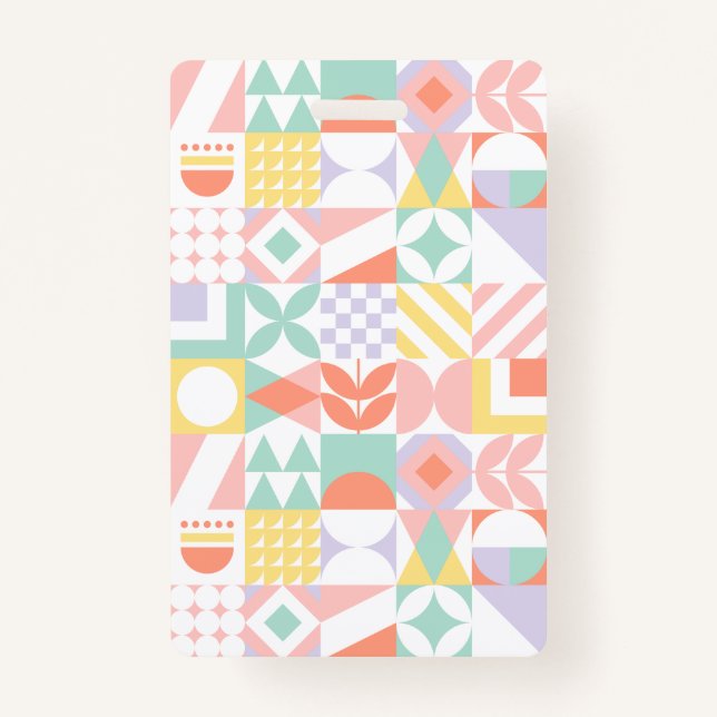 Tarjeta De Identificación geométrico nº 32 (Anverso)