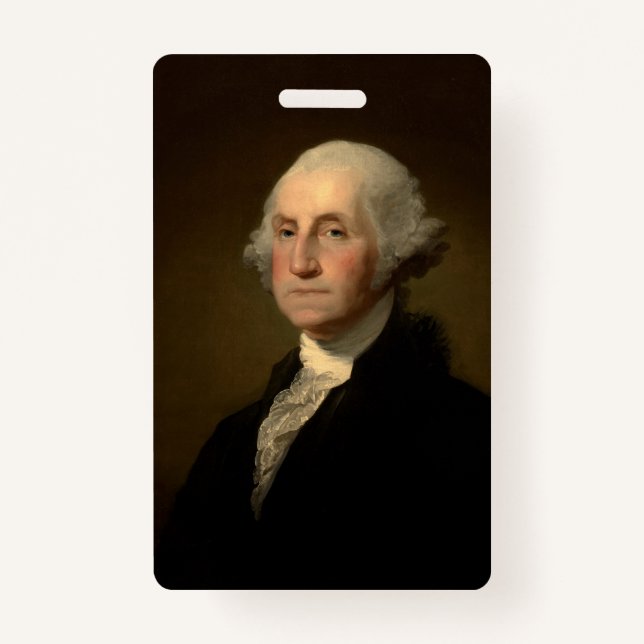 Tarjeta De Identificación George Washington Primer presidente norteamericano (Anverso)