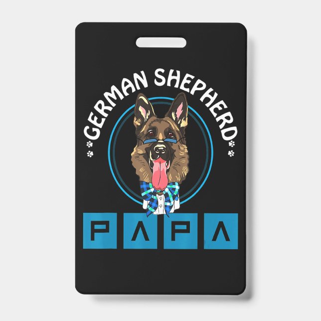 Tarjeta De Identificación German Shepherd Essential (Parte frontal)