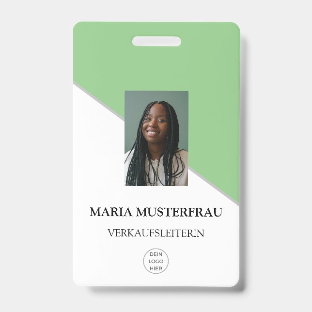 Tarjeta De Identificación Gestalte Deinen Eigenen Ausweis Vorlage (Anverso)