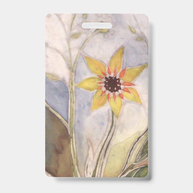 Tarjeta De Identificación Girasol (Parte frontal)