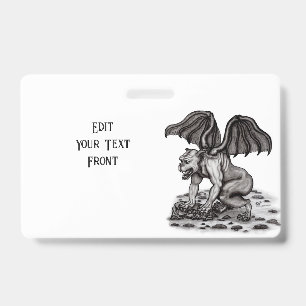 Tarjeta De Identificación Golem Gargoyle