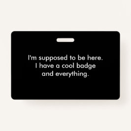 Tarjeta De Identificación Gracioso distintivo de Guay y todo