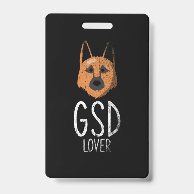 Tarjeta De Identificación GSD Lover (Parte frontal)