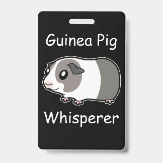 Tarjeta De Identificación Guinea Pig Whisperer