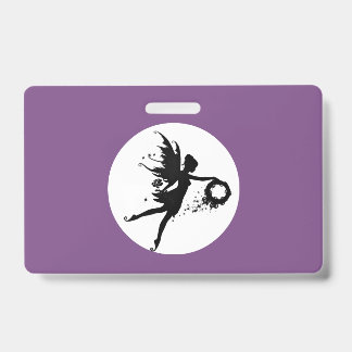 Tarjeta De Identificación Hadas de Luna Llena Insignia de Plástico - Horizon