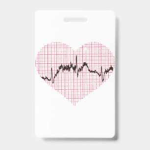 Tarjeta De Identificación Heart Beat VII