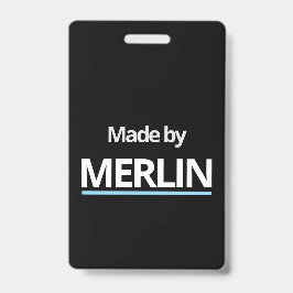 Tarjeta De Identificación Hecho por MERLIN