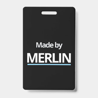 Tarjeta De Identificación Hecho por MERLIN