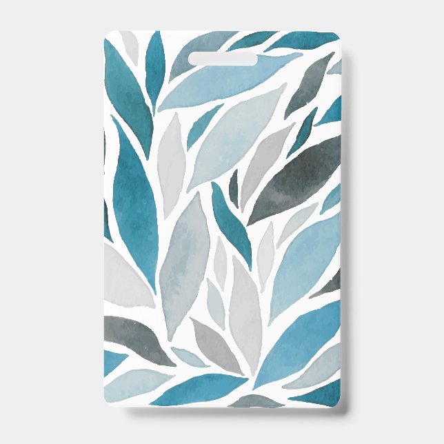 Tarjeta De Identificación hojas de árbol (Front)