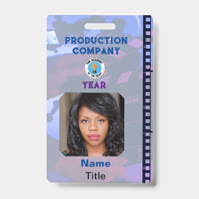 Tarjeta De Identificación Hollywood  (Parte frontal)