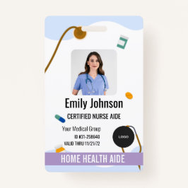Tarjeta De Identificación Home Health Aide / Certified Nurse Aide Photo ID
