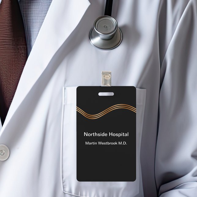 Tarjeta De Identificación Hospital de Médica Médico Clásico (Subido por el creador)