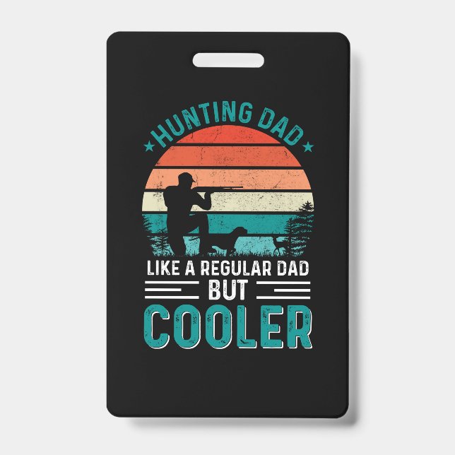 Tarjeta De Identificación Hunting Dad (Parte frontal)
