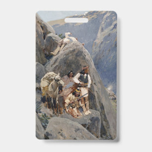 Tarjeta De Identificación Iconos Nativos Americanos: Guerreros Apache, Cabal