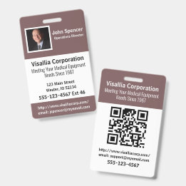 Tarjeta De Identificación ID de empleado