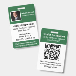 Tarjeta De Identificación ID de empleado