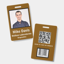 Tarjeta De Identificación ID de foto de empleado personalizado