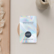 Id. de logotipo de empresa Empleado holográfico