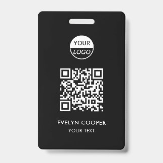 Tarjeta De Identificación ID de negocio | Insignia de personal de empleado c