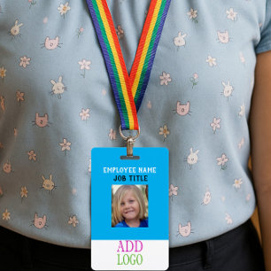 Tarjeta De Identificación ID de personal personalizado - Pase de foto - Insi