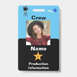 Tarjeta De Identificación ID de Producción 1