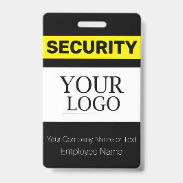 Tarjeta De Identificación Id. de protección de seguridad del logotipo del Pe