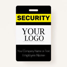 Tarjeta De Identificación Id. de protección de seguridad del logotipo del Pe