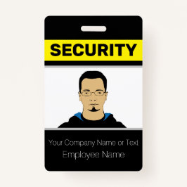 Tarjeta De Identificación Id. de protección fotográfica de Personalizado neg