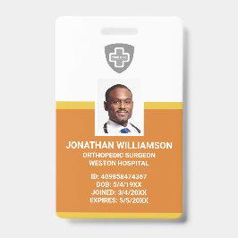 Tarjeta De Identificación Id. fotográfico de Personalizados, código de barra