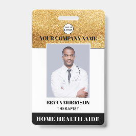 Tarjeta De Identificación Id. fotográfico de Terapia doméstica