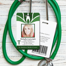 ID Médico Personalizado para Empleado de Hospital