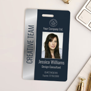 Tarjeta De Identificación Identificación corporativa personalizada de emplea
