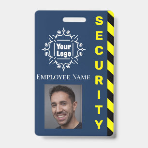 Tarjeta De Identificación Identificación de Empleado de Guardia de Seguridad