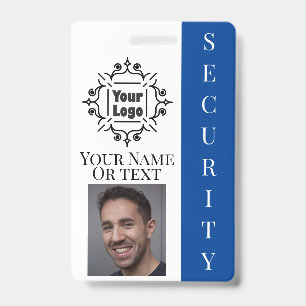 Tarjeta De Identificación Identificación de empleado de guardia de seguridad